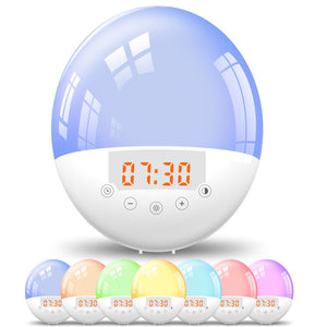 Smart Sunrise Light Wake Up Alarm Clock